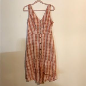 SUMMER CLEARANCE brand new plaid maurices dress